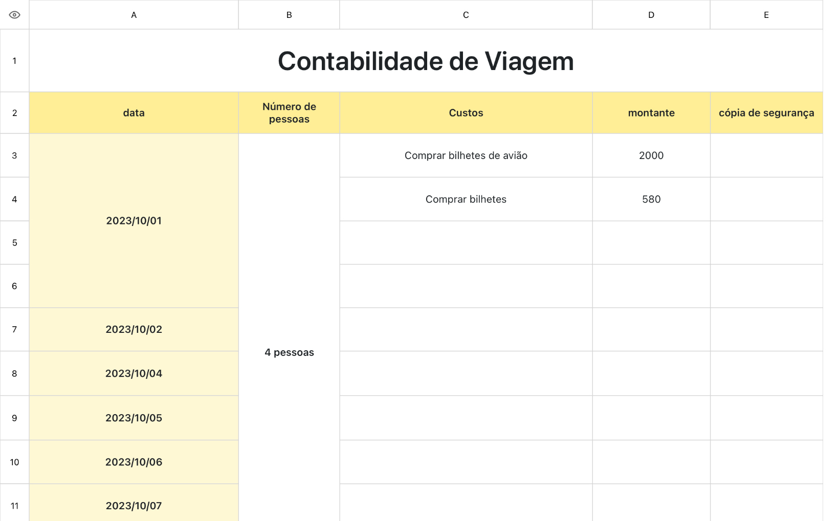 Contabilidade de Viagem